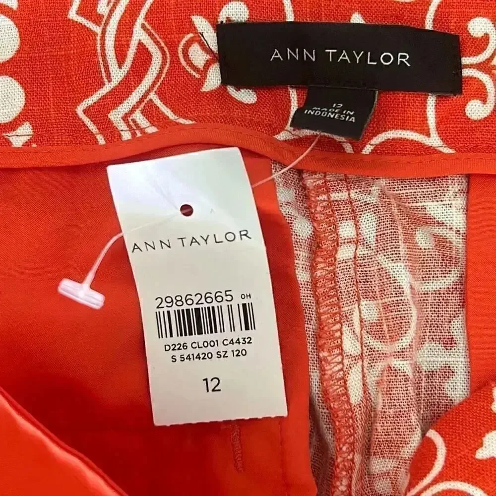Ann Taylor high-rise new with tag short size 12